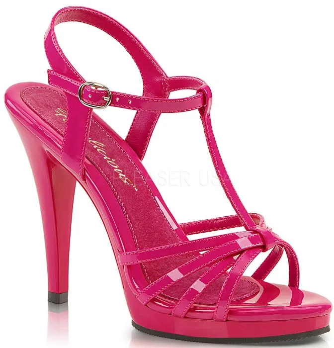 4 1/2" Heel T-strap Platform Sandal (FLAIR-420)