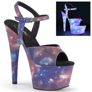 7" Heel Platform With Galaxy Effect (ADORE-709REFL)