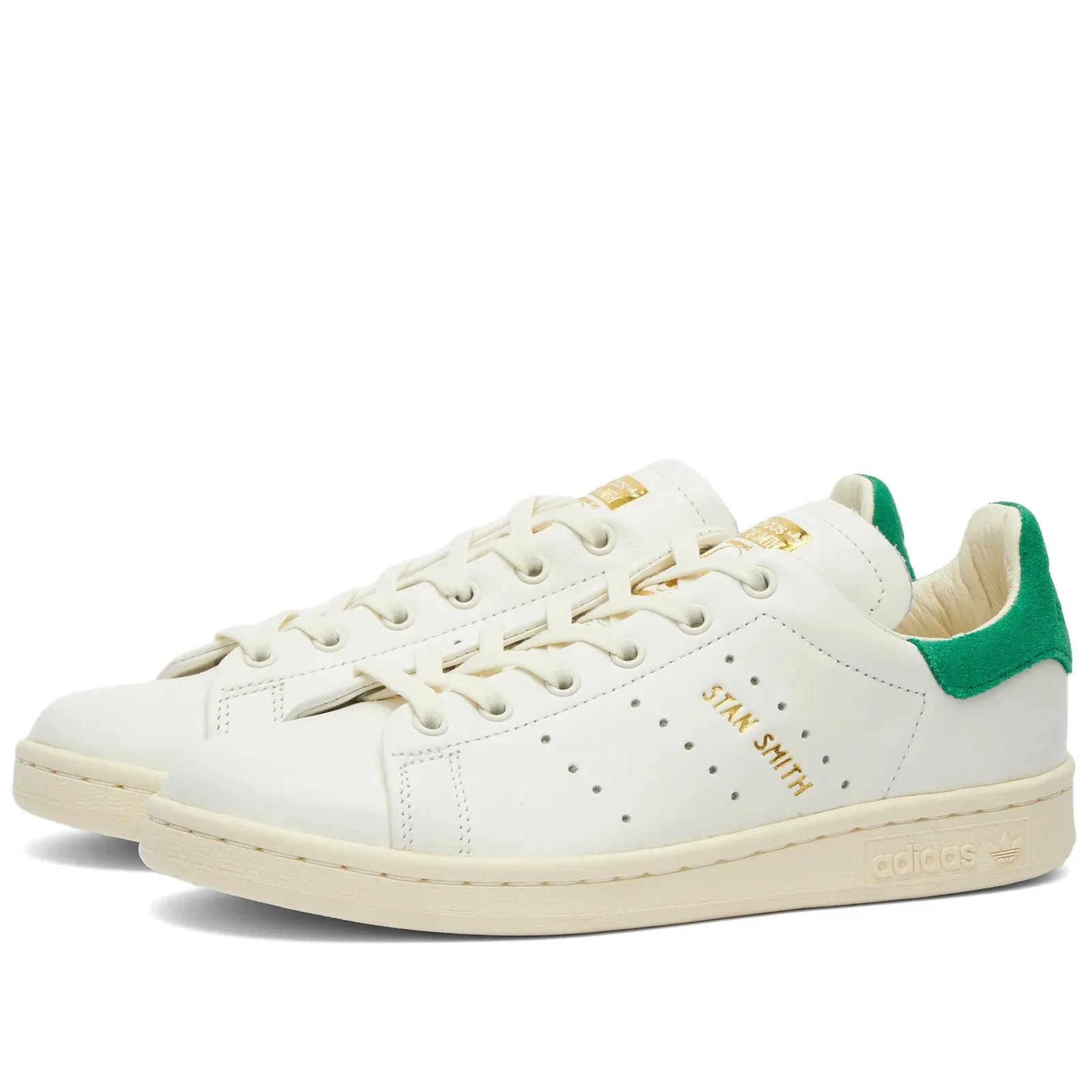 adidas Stan Smith Lux sneakers, light beige/green