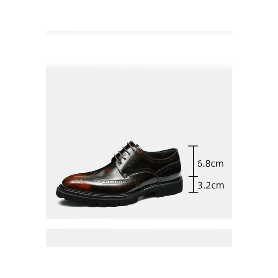 AlliElegance Luxe Brogue Oxford Dress Shoes