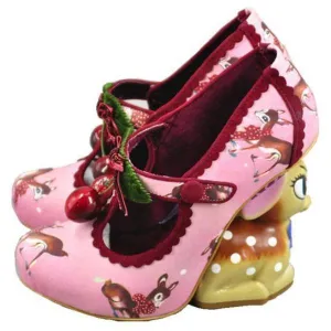 Cherry Deer Pumps