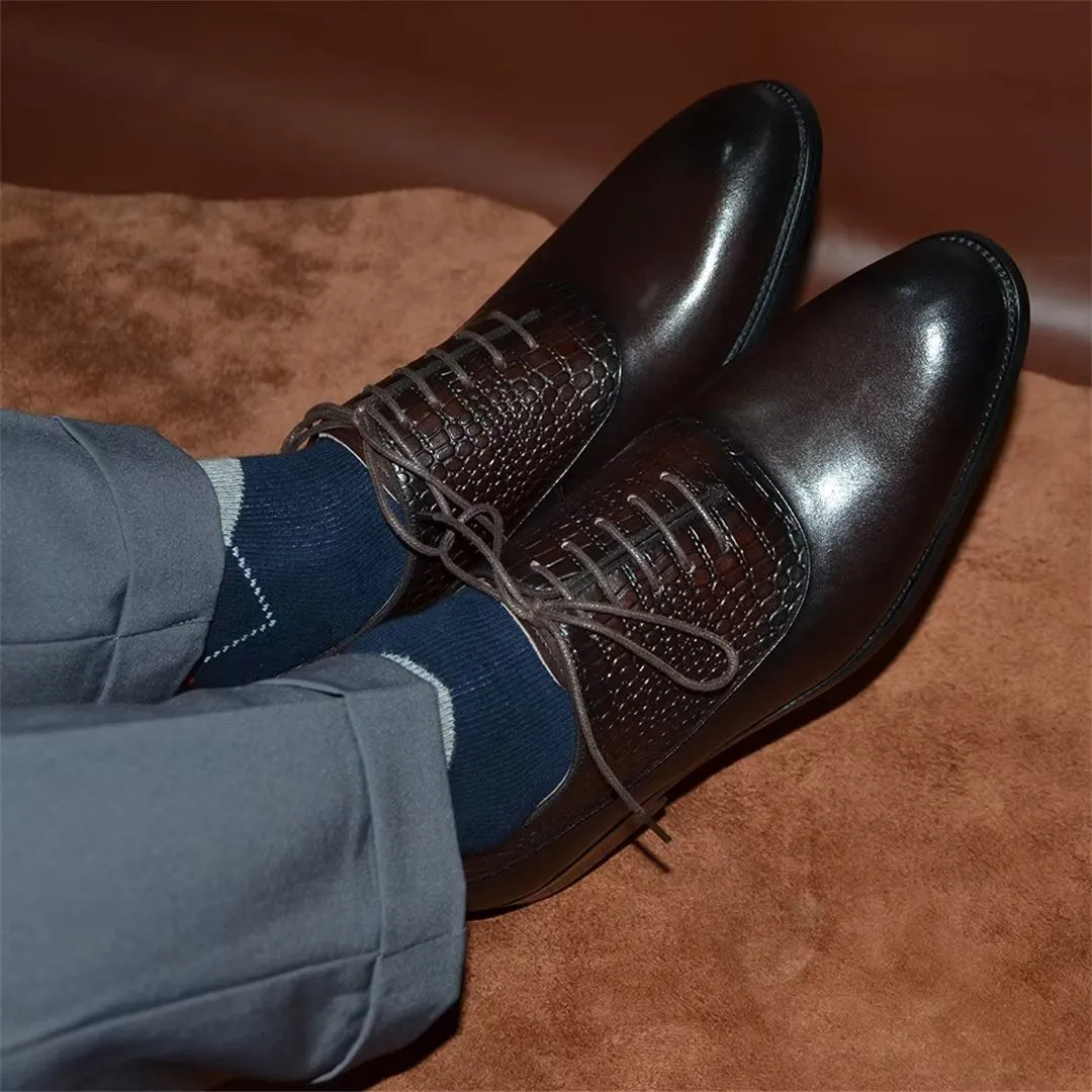 Contemporary Charm Lace-Up Dress Shoes