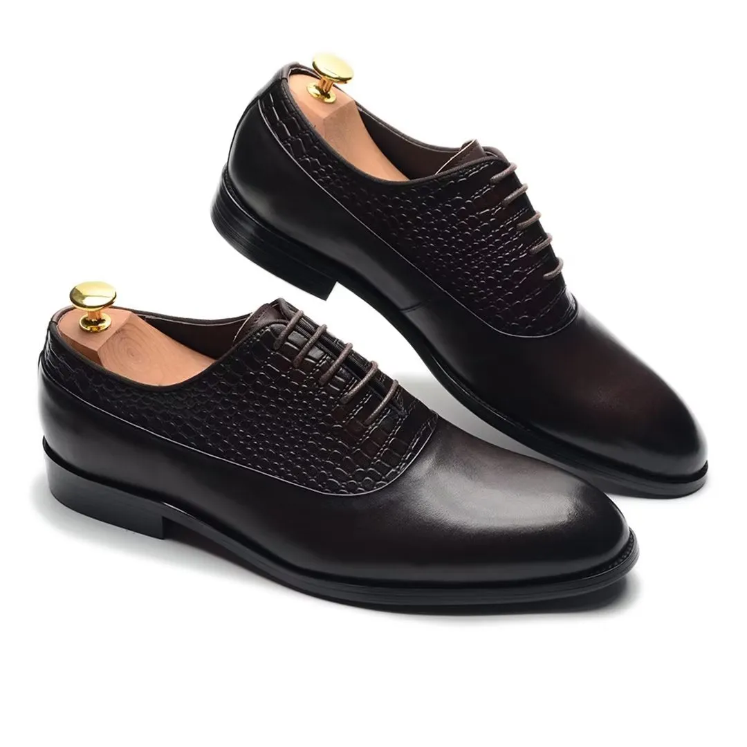 Contemporary Charm Lace-Up Dress Shoes