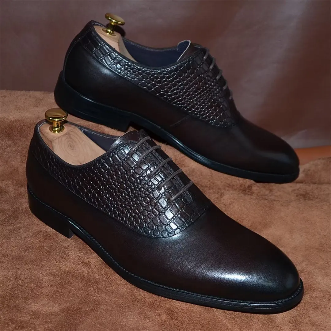 Contemporary Charm Lace-Up Dress Shoes