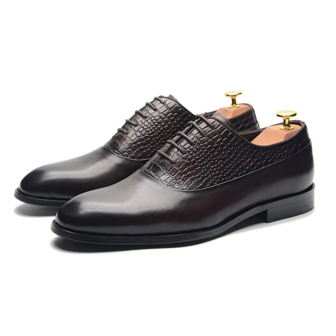 Contemporary Charm Lace-Up Dress Shoes