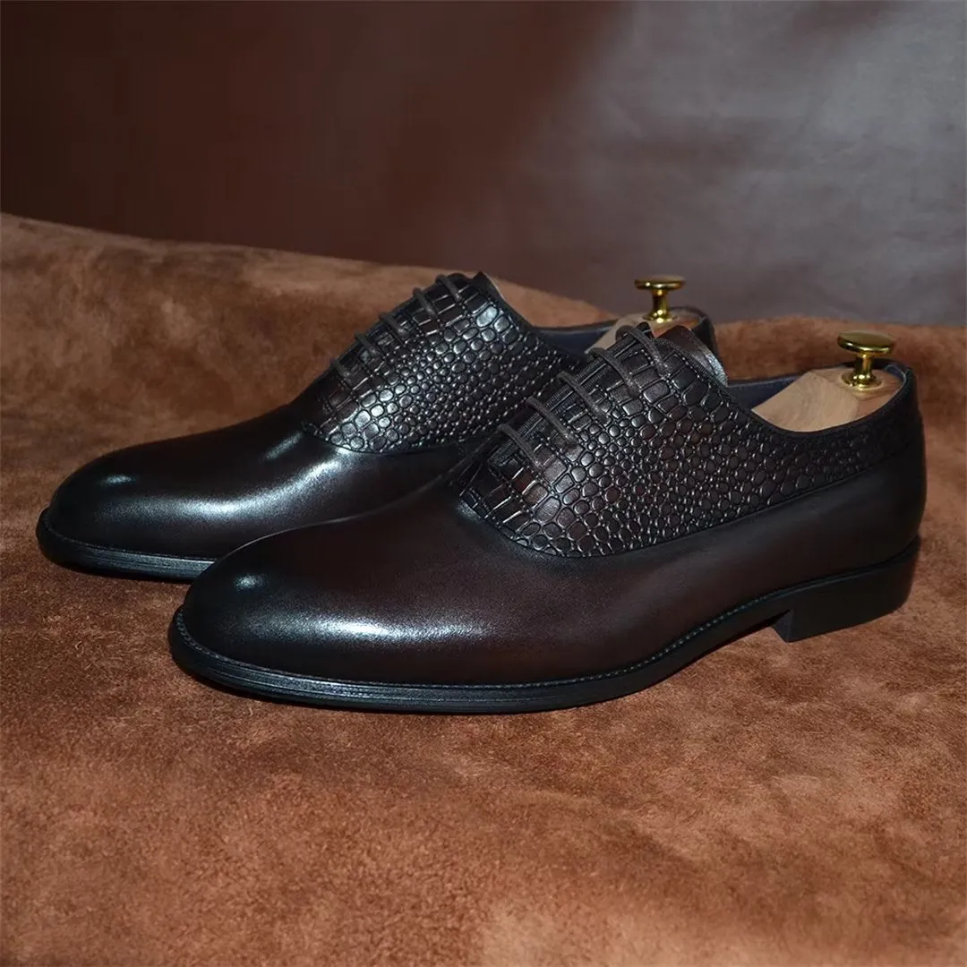 Contemporary Charm Lace-Up Dress Shoes