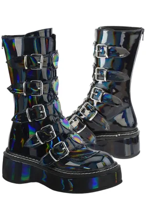 DemoniaCult EMILY-330 Hologram Boots