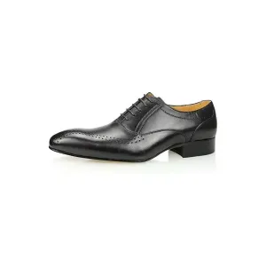 Genuine Leather Chic LuxeLeather Wedding Brogues