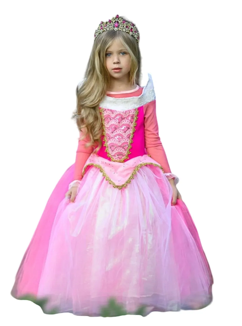 Girls Deluxe Sleeping Cutie Princess Dress