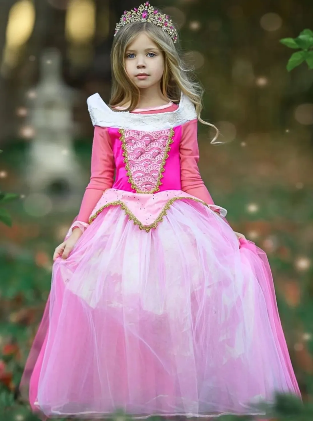 Girls Deluxe Sleeping Cutie Princess Dress