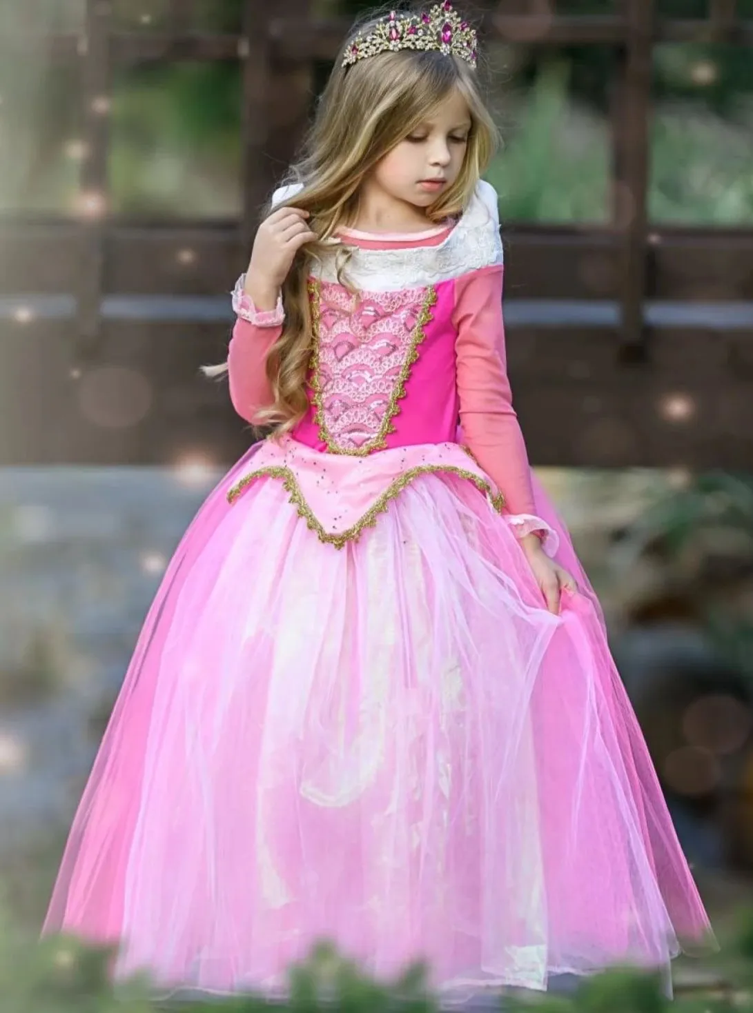 Girls Deluxe Sleeping Cutie Princess Dress