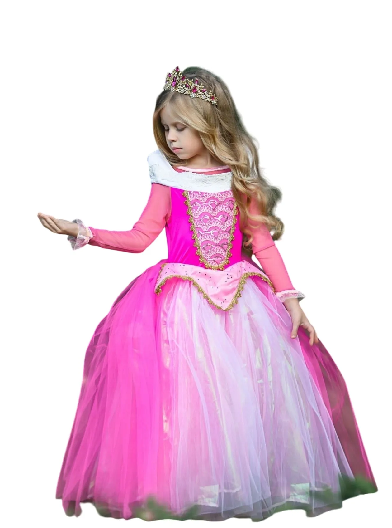 Girls Deluxe Sleeping Cutie Princess Dress