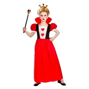 Girls Storybook Queen Fancy Dress Halloween Costume