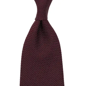 Grenadine / Garza Fina Tie - Burgundy - Hand-Rolled