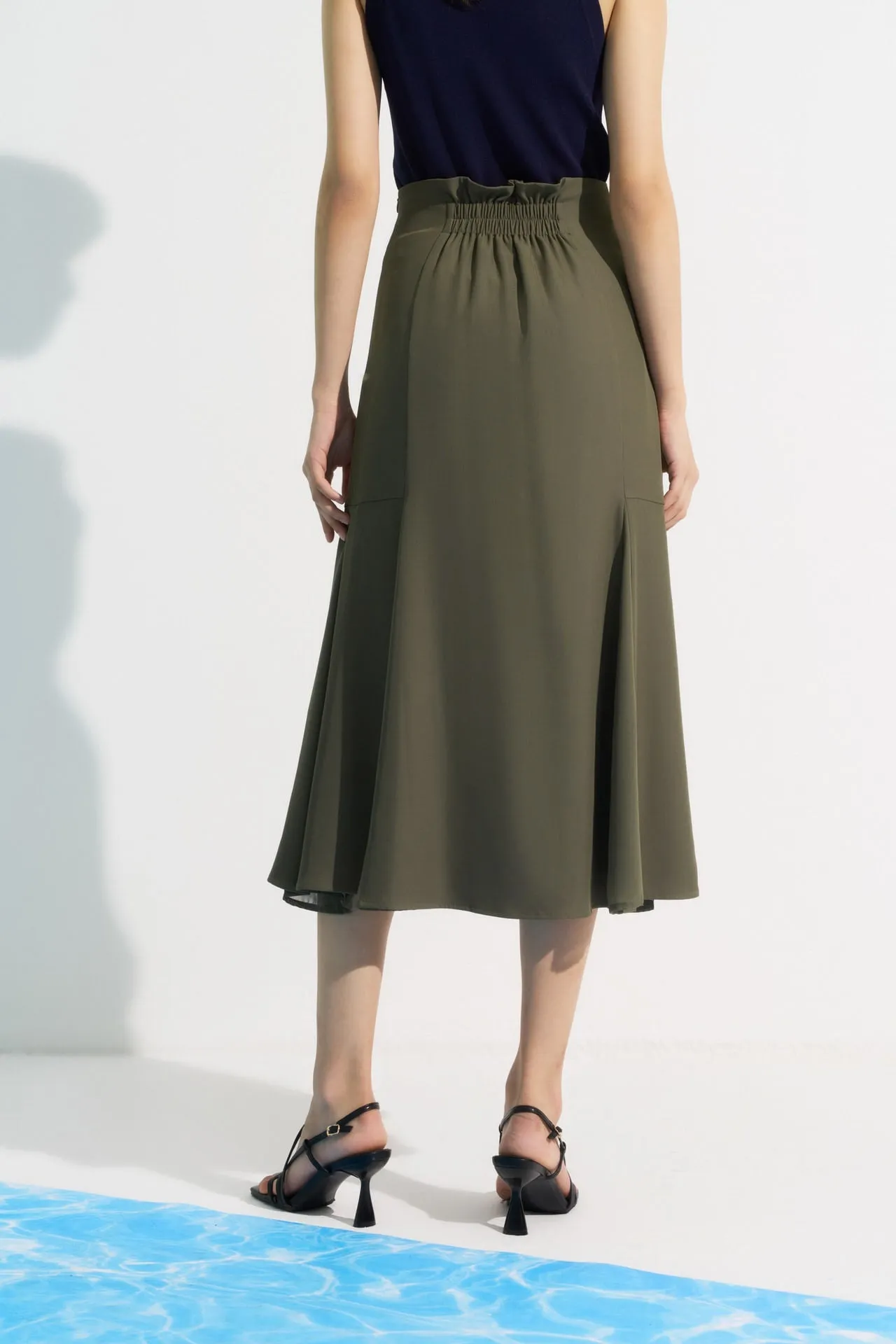 High Waist Flare Skirt