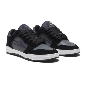 Lakai Telford Low Black Grey Suede Shoes