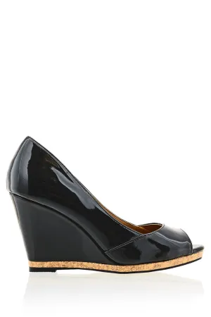 MANDY Black Wedges