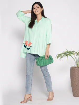 Mint Rayon ShirtTop - Kielo