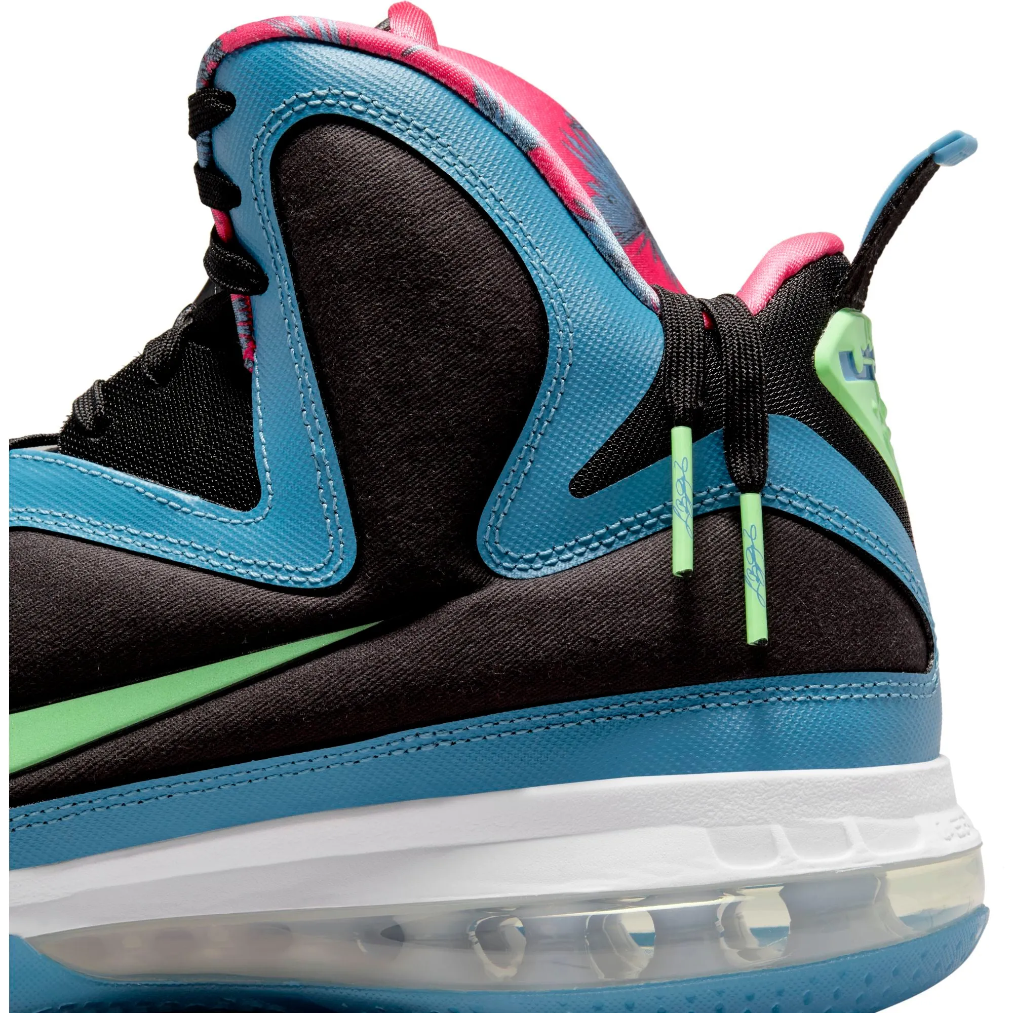 Nike Lebron IX (Black/Lime Glow-Dutch Blue)