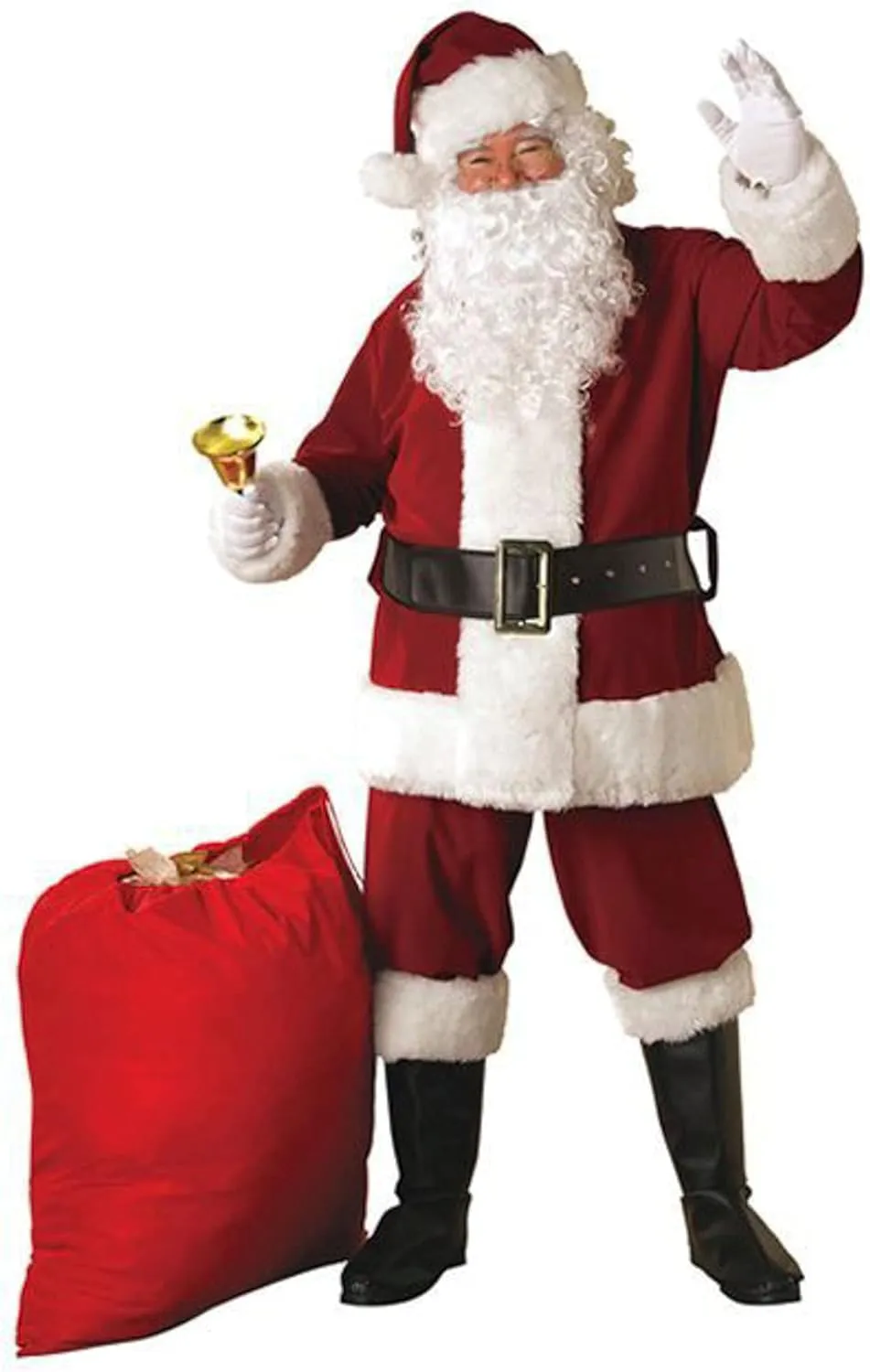 Rubie's Crimson Regal Plush Santa Suit Costume